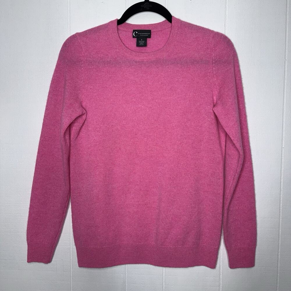 C By Bloomingdale’s Women’s 100% Cashmere Sweater Pink Size Small